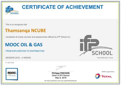 MOOC Certificate | PPT