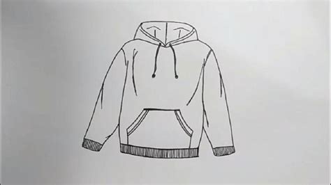 25 Easy Hoodie Drawing Ideas - How to Draw a Hoodie