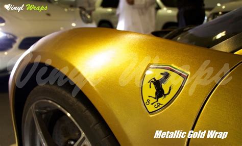 Metallic Gold Vinyl Wrap – vinylwraps