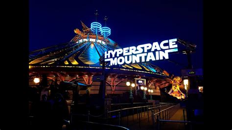 Hyperspace mountain Star Wars disneyland paris (nov-2019) - YouTube