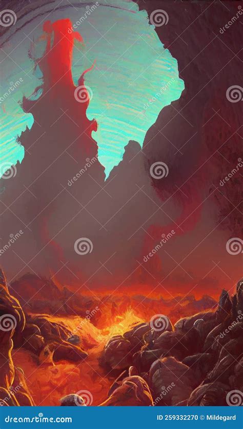 Fires in Hell - Abstract Digital Art Stock Illustration - Illustration of hell, flow: 259332270