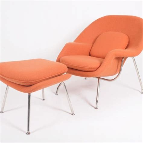 Womb Chairs | Womb chair, Chair and ottoman, Orange furniture living room