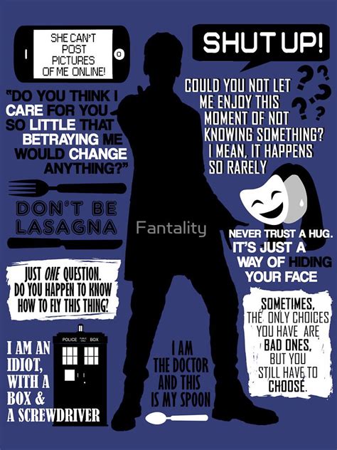 12th Doctor quotes Doctor Who 12, Doctor Who T Shirts, 12th Doctor, Healthy Weight Gain, Healthy ...