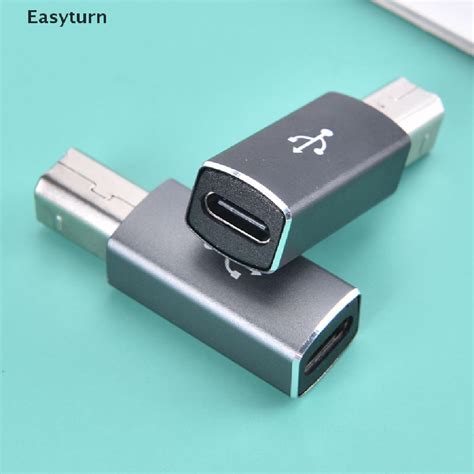 Easyturn USB Type C Female to USB B Male Adapter for Scanner Printer Converter USB C Data ET ...