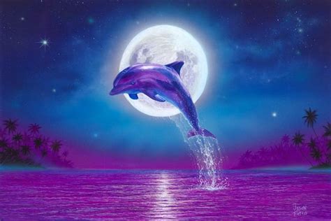 Dolphin Art Print Dolphins Art Dolphin Wall Decor Art Print