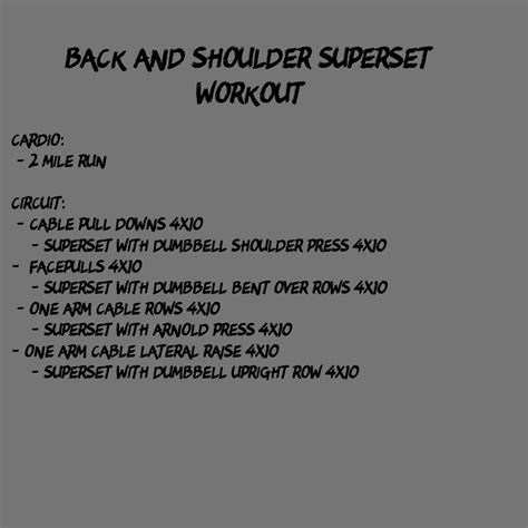 Back and Shoulder Superset Workout - TOP TIER FITNESS CLT