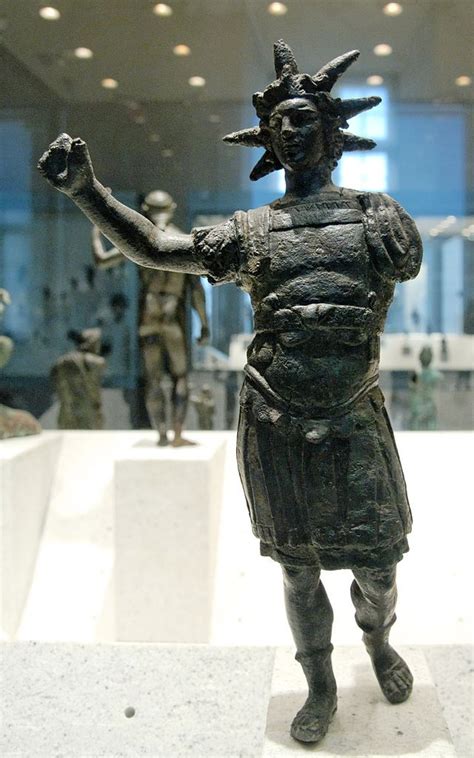 Sol (Helios), Roman statuette (bronze), 2nd–3rd century AD, (Musée du Louvre, Paris). Greek Gods ...