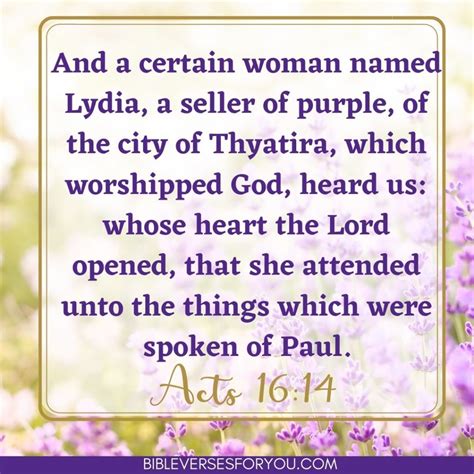 Lydia and The Color Purple in the Bible - Bible Verses for You