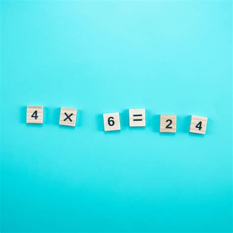 Premium Photo | Closeup of multiplication table.