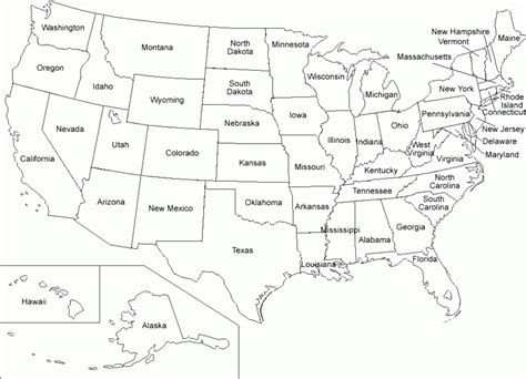 States I Ve Visited Map - Printable Map