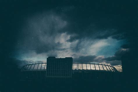 Evening Sky Above a Stadium · Free Stock Photo