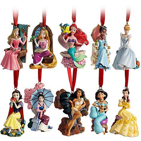 Limited Edition Disney Princess Ornament Set -- 10-Pc. | Seasonal ...