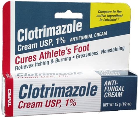 Taro Clotrimazole Antifungal Cream, 0.50 Oz. - Walmart.com - Walmart.com