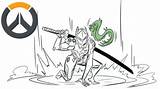 Genji Coloring Sheet Pages sketch template