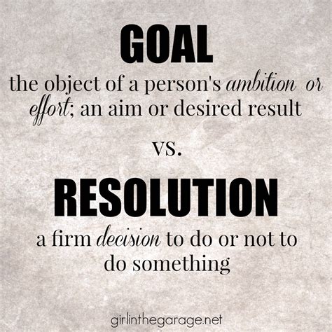 goal-setting-goal-vs-resolution - Girl in the Garage®