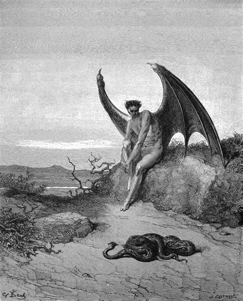 Paradise Lost Lucifer 1 Gustave Doré Fine art | Etsy