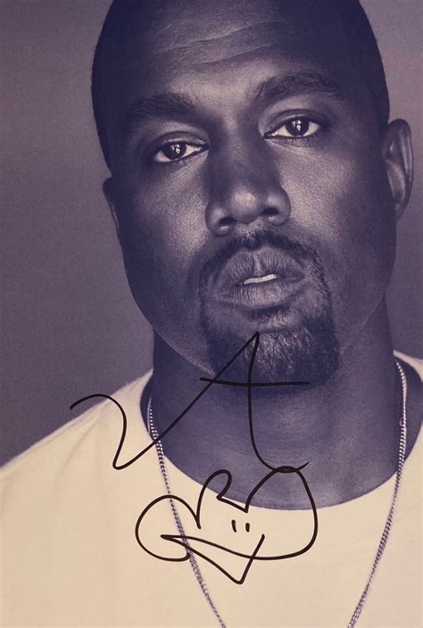 Autograph Signed Kanye West Photo COA - Etsy