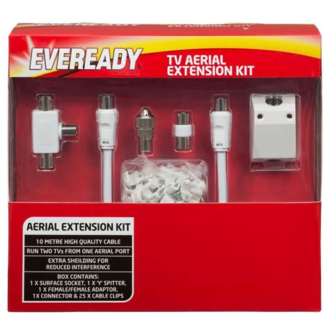 Eveready TV Aerial Extension Kit 10m | TV & Vision, Laptop, HDTV