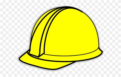 Yellow Hard Hat Clip Art At Clker Com Vector Clip Art - Construction ...