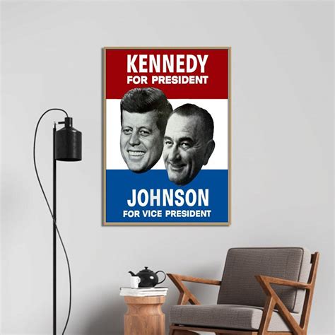 John F Kennedy Campaign Poster | Etsy