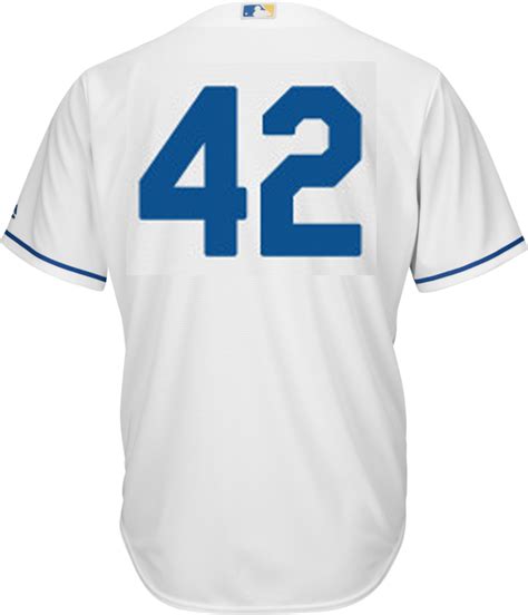 Jackie Robinson Day 42 Jersey - Kansas City Royals Replica Adult Home Jersey