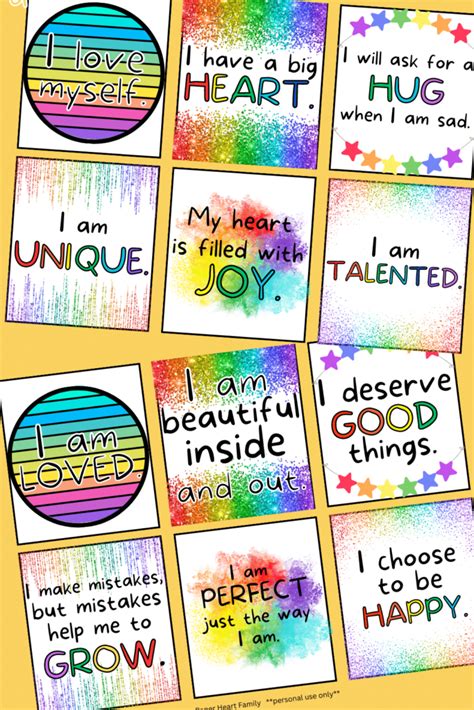 110 Positive Affirmations For Kids (With Printable Cards)