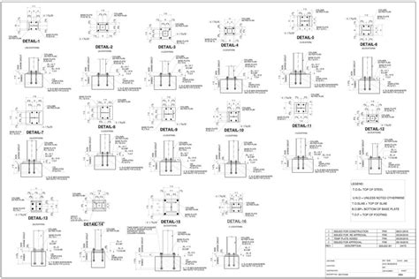 Anchor Bolt Plan – 3Axial Steel