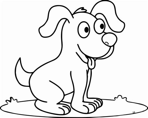 Cartoon Dog Coloring Pages Inspirational Cute Happy Smiling Puppy Puppy ...