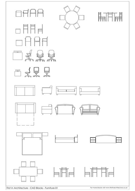 CAD Blocks Furniture