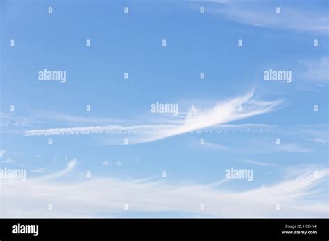 Cirrus clouds formation Stock Photo - Alamy