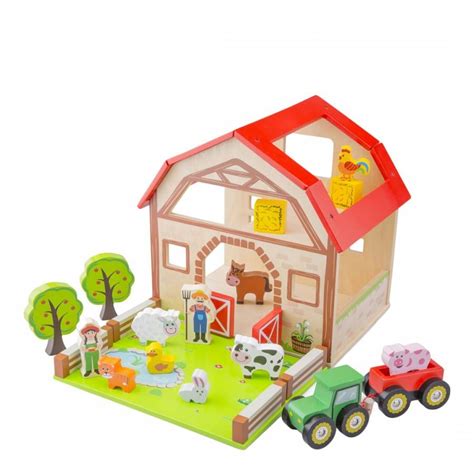 Wooden Farm House Playset in 2021 | Classic toys, Toys, Toy barn