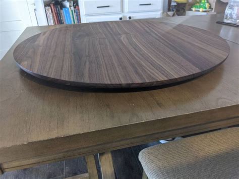 Lazy Susan Turntable 36 Inch Walnut Lazy Susan Extra Large - Etsy | Diy lazy susan, Table lazy ...