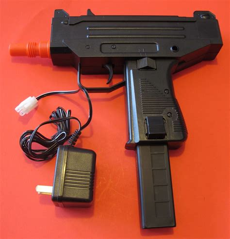 UZI MAC 10 Auto Electric Airsoft Gun w/Rechargeable Battery & Battery Charger | eBay