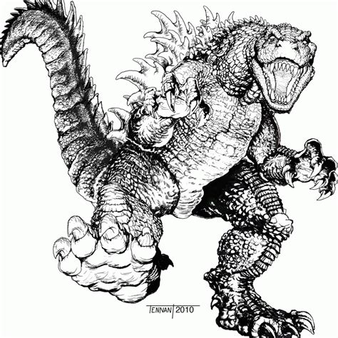 Free Printable Godzilla Coloring Pages, Download Free Printable ...