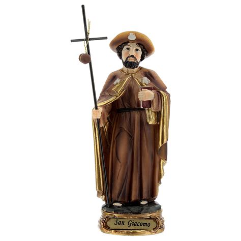 St. James the Apostle resin statue 12.5 cm | online sales on HOLYART.co.uk