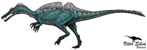 Ichtyovenator of the Spinosauridae group | Prehistoric animals, Dinosaur hunter, Spinosaurus