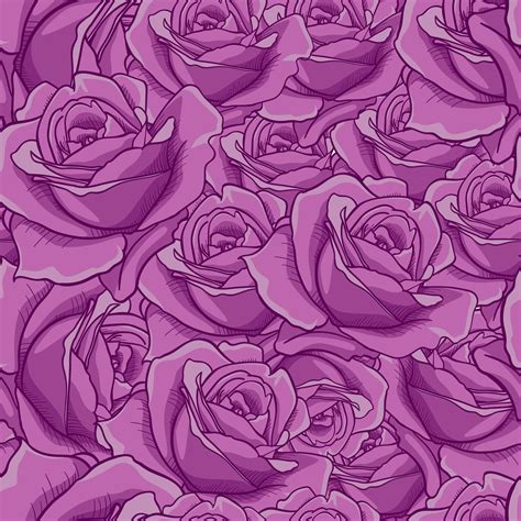 Rose Seamless pattern, flower seamless pattern, vector floral seamless pattern 506635 Vector Art ...