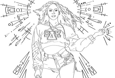 Top 69 newest beyonce coloring pages , 100% free printables - Shill Art