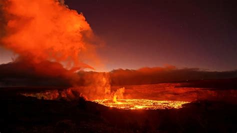 Kilauea Volcano Eruption History