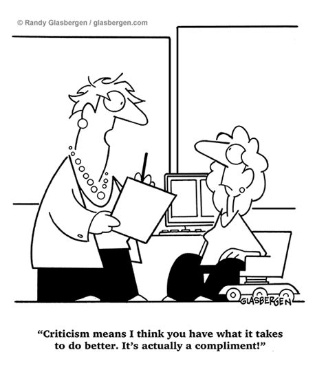 Cartoons About Criticism - Randy Glasbergen - Glasbergen Cartoon Service