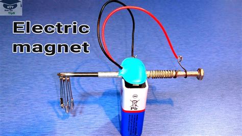 How to make electric magnet at home - YouTube