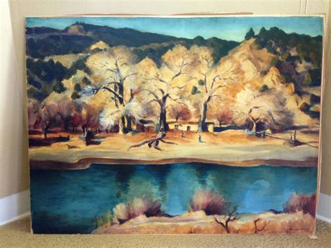 Gene Kloss November Along the Rio Grande Watercolor - The Macfarlane Collection