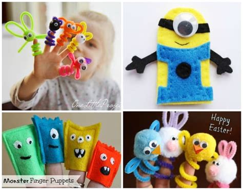 26 Kid's Puppets You Can Make - Crafts by Amanda