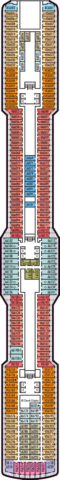 Holland America Nieuw Statendam Deck Plans: Ship Layout, Staterooms & Map - Cruise Critic