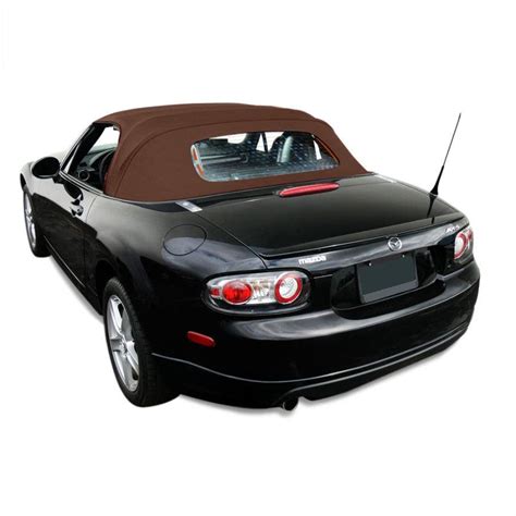 Replacement Convertible Top for Mazda Miata 2006-2015, Brown-Black