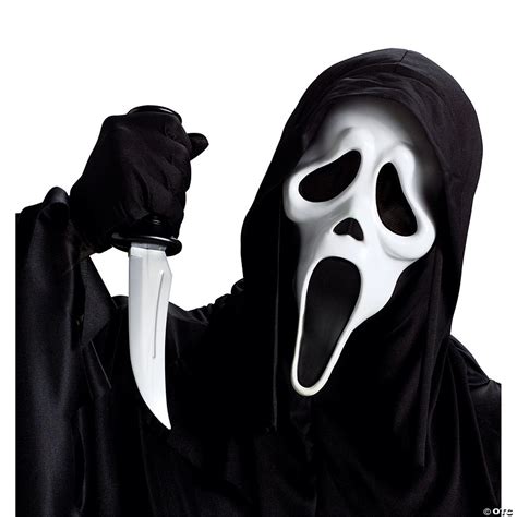 Scream Ghost Face Mask with Knife