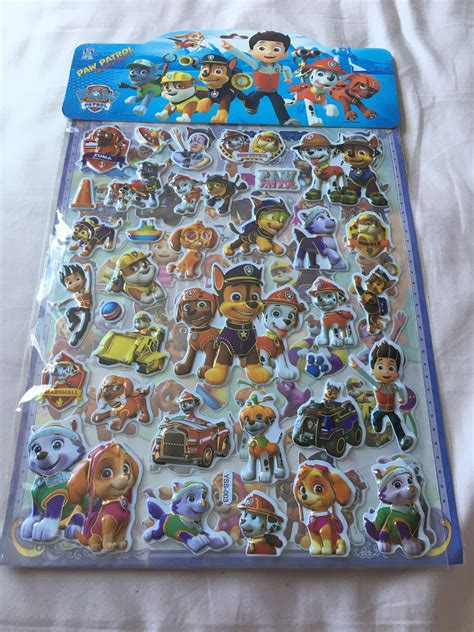 Paw patrol stickers (2 pages), Hobbies & Toys, Stationery & Craft ...