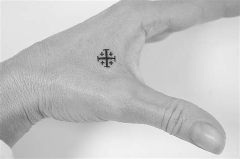 Crusaders Cross Jerusalem Cross Tattoo Orthodox Cross | Etsy