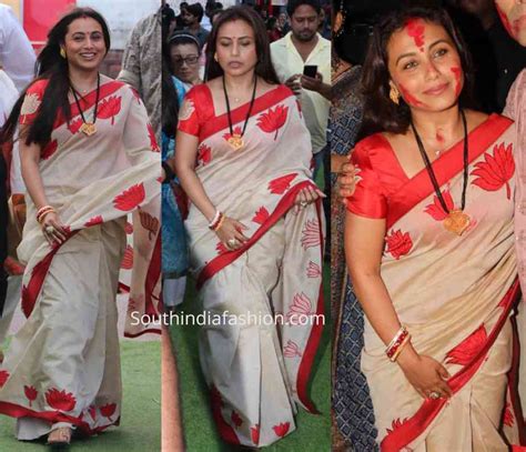 Rani Mukerji's festive look! – South India Fashion