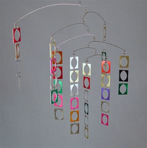 Kinetic Hanging Mini Mobile Art Cathedral Windows Artistic